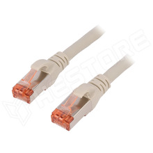 DK-1644-020 / Patch kábel, S/FTP, CAT6, sodrat, Cu, LSZH, szürke, 2m, 27AWG (DK-1644-020 / DIGITUS)