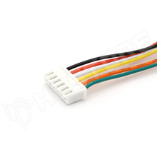 XHP-6-CABLE / Szerelt csatlakozó, anya, 6p,  XH 2.5mm, 20cm 1007-26AWG vezetékkel