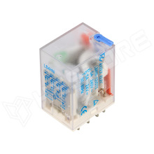 LB4HN-12DTS / Relé, 4PDT, 12V DC, 5A / 240V AC, 5A / 24V DC (LB4HN-12DTS / Recoy/RAYEX ELECTRONICS)