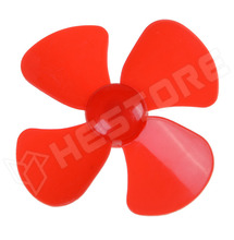 PR40-RD / Propeller DC motorhoz, 4 lapát, műanyag, átmérő: 40mm, tengely átmérő: 2mm, piros