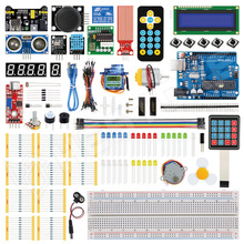 RL-SET-SUPD / UNO R3 CH340 DIP28 IC-vel, szuper bővített kezdőkészlet, rekeszes dobozban, Arduino IDE kompatibilis