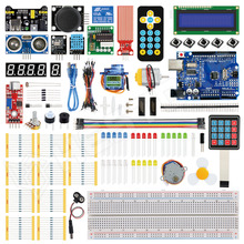 RL-SET-SUPS / UNO R3 CH340 SMD IC-vel, szuper bővített kezdőkészlet, rekeszes dobozban, Arduino IDE kompatibilis