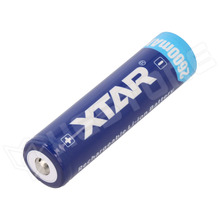 XTAR-18650-2600-BT / Li-Ion akkumulátor, 18650, 3.7V, 2600mAh, Ø18,6x70mm, védelemmel (18650 2600 4.5A BUTTON TOP / XTAR)