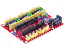 CNC-SHLD4-NANO / 3 tengelyes léptetőmotor meghajtó panel, Arduino Nano-hoz CNC Shield, V4