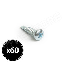 H04806 / Önfúró laposfejű lemezcsavar - 4,2 x 19 mm - 60 db / csomag (04806 / HANDY)