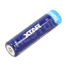 XTAR18650-3600MAH-PROT / Li-Ion akkumulátor, 18650, MR18650, 3.6V, 3600mAh, Ø18.6 x 69.5mm, magas+, védelemmel (XTAR)