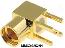 MMCX6252N1-3GT30G-50 / MMCX anya könyök lemezre 50OHM (MMCX6252N1-3GT30G-50 / AMPHENOL RF)