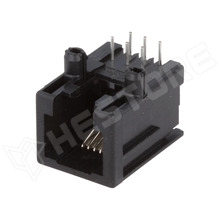 215876-1 / Aljzat, RJ12, 6 PIN, alacsony profil, 6p6c, THT (215876-1 / TE Connectivity)