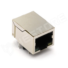 J0011D01BNL / RJ45 aljzat + transzformátor 10/100Base-TX 1CT:1/1CT:1 + LED (PULSE)