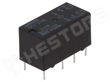 G5V-2-H1 24VDC / Relé, DPDT, 24V DC, 0.5A / 125V AC, 1A / 24V DC (G5V-2-H1 24VDC / OMRON OCB)