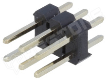 ZL202-6G (DS1021-2*3SF1-1) / Tüskesor egyenes 2x3 pin, 2.54mm (CONNFLY)