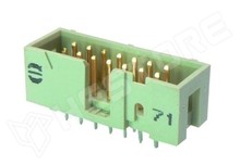 MLW-14G / szalagkábel csat. 14p. (2×7, NYÁK) (HARTING)