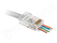 05223-PT / RJ45 csatlakozó, átmenő, UTP CAT5e, nem árnyékolt