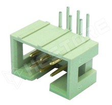 MLW-06A / szalagkábel csat. 6p. (2×3, NYÁK, 90°) (HARTING)