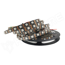 WS2815-LS-60-IP20-BK / WS2815 RGB vezérelhető LED szalag, 60 LED/m, IP20, fekete PCB