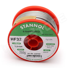 Sn60Pb39Cu1 1mm 250g / Forrasztóón HF32 (STANNOL)