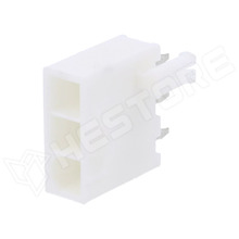 39302030 / Mini-fit csatlakozó, aljzat, apa, 4.2mm, 3 pin, THT (39302030 / MOLEX)