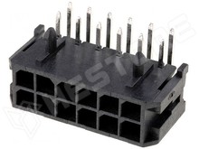 43045-1200 / MicroFit dugó 90° 12 pin (MOLEX)