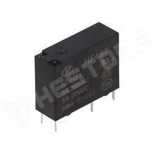 HF46F-12-HS1 / Relé, SPST-NO, 12V DC, 5A / 250V AC, 5A / 30V DC (HF46F/012-HS1 / HONGFA RELAY)