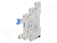 41F-1Z-C2-3 / Relé, aljzat, Pinek száma: 5, 6A, 250V AC (41F-1Z-C2-3 / HONGFA RELAY)
