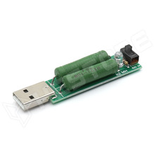 USB-DISCH / USB műterhelés USB árammérőhöz, 2A/1A kapcsolóval