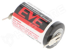 ER14250 2PF / Lítium elem, 3.6V, 1/2AA, 1/2R6, 1200mAh, nem újratölthető (ER14250 2PF / EVE BATTERY CO.)