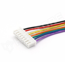 XHP-8-CABLE / Szerelt csatlakozó, anya, 8p,  XH 2.5mm, 20cm 1007-26AWG vezetékkel