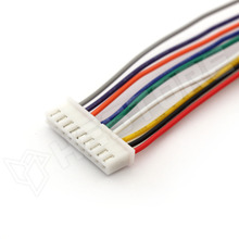 XHP-9-CABLE / Szerelt csatlakozó, anya, 9p,  XH 2.5mm, 20cm 1007-26AWG vezetékkel