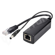 POE-SPL-DC12-2A-GIGA / Aktív Power Over Ethernet adapter, 48V/12V, 2A, 10/100/1000Mbps, 5.5 / 2.1mm DC dugó