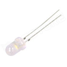 OSW44K5A32A-1-TU / LED, 5mm, diffúz, hideg fehér, 6500K, 10000...12000mcd, 30°, 2.7...3.4V DC (OSW44K5A32A-1-TU / OPTOSUPPLY)