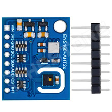 ENS160+AHT21-M / Levegőminőség, hőmérséklet és páratartalom érzékelő modul, CO2, eCO2, TVOC, AQL
