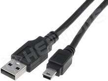 AK-300108-010-S / USB A dugó - USB B mini dugó, 1m (ASSMANN)