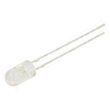 OSW5DA5E31B-12V / LED, 5mm, hideg fehér, 3000...4200mcd, 30°, 12V, 225mW (OSW5DA5E31B-12V / OPTOSUPPLY)