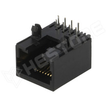 RJ45-PCB / RJ45 aljzat, 8p8c, THT (943 / KEYSTONE)