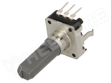 EC12E1220405 / Rotary encoder, 5V DC, 5mA, 12imp, 12poz, kétfázisú A és B (EC12E1220405 / ALPS)