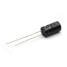 2.2uF-100V-BIP / Kondenzátor, elektrolit, bipoláris, 2.2µF, 100V, Ø6.3 x 12mm, 2.5mm (HITANO)