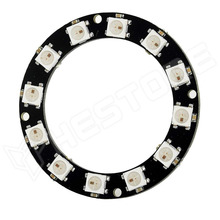 WS2812-RING12 / WS2812 RGB LED gyűrű modul, 12 LED