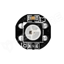 WS2812B-SINGLE-BK / WS2812B programozható LED modul, single, 5V, 9.5mm, fekete