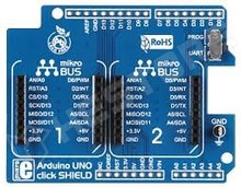 MIKROE-1581 / ARDUINO UNO CLICK SHIELD (MIKROELEKTRONIKA)