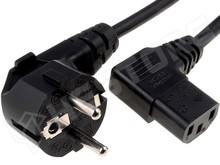 CABLE-706-2m / Kábel, hálózati csatlakozóval, 90°, 2m