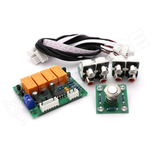 SELECTOR-DIY / Audio bemenet választó KIT, 4 bemenet, LED visszajelző,  7...24V DC