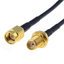 SMA-SMF/50/5 / SMA toldó kábel, SMA apa - SMA anya, 50Ω, 5m (BQ CABLE)