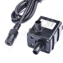 AD20P-12V-PUMP / 12V merülő víz szivattyú, 1.5m-es kábellel, 240l/h, halk (AD20P-1230E)