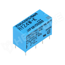 RY-24 W-K / Relé, DPDT, 24V DC, 0.5 A / 120 VAC, 1 A / 24 VDC, 0.5A / 120V AC, 1A / 24V DC (FUJITSU-TAKAMISAWA)