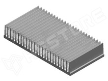 ZH-8001/40AL / Hűtőborda, 150x26mm, L=40mm