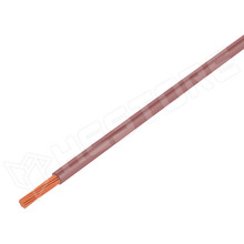 TLY-1x0.35-BR / Vezeték, TLY, sodrat, réz, 0.35mm2, PVC, barna (0243 002 36 / TECHNOKABEL)