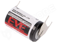 ER14250 3PF / Lítium elem, 3.6V, 1/2AA, 1/2R6, 1200mAh, nem újratölthető (ER14250 3PF / EVE BATTERY CO.)