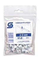 CHR6/50 / Kábelbilincs szöggel 6 mm (50 db)