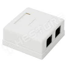 RJ45 CAT5e 2xWall / Dupla fali aljzat