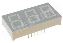 BA56-12GWA / LED kijelző, 3×14 mm, zöld (KINGBRIGHT ELECTRONIC)